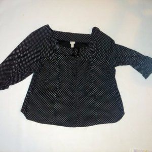 Venezia polka dot Button down size 3x off …